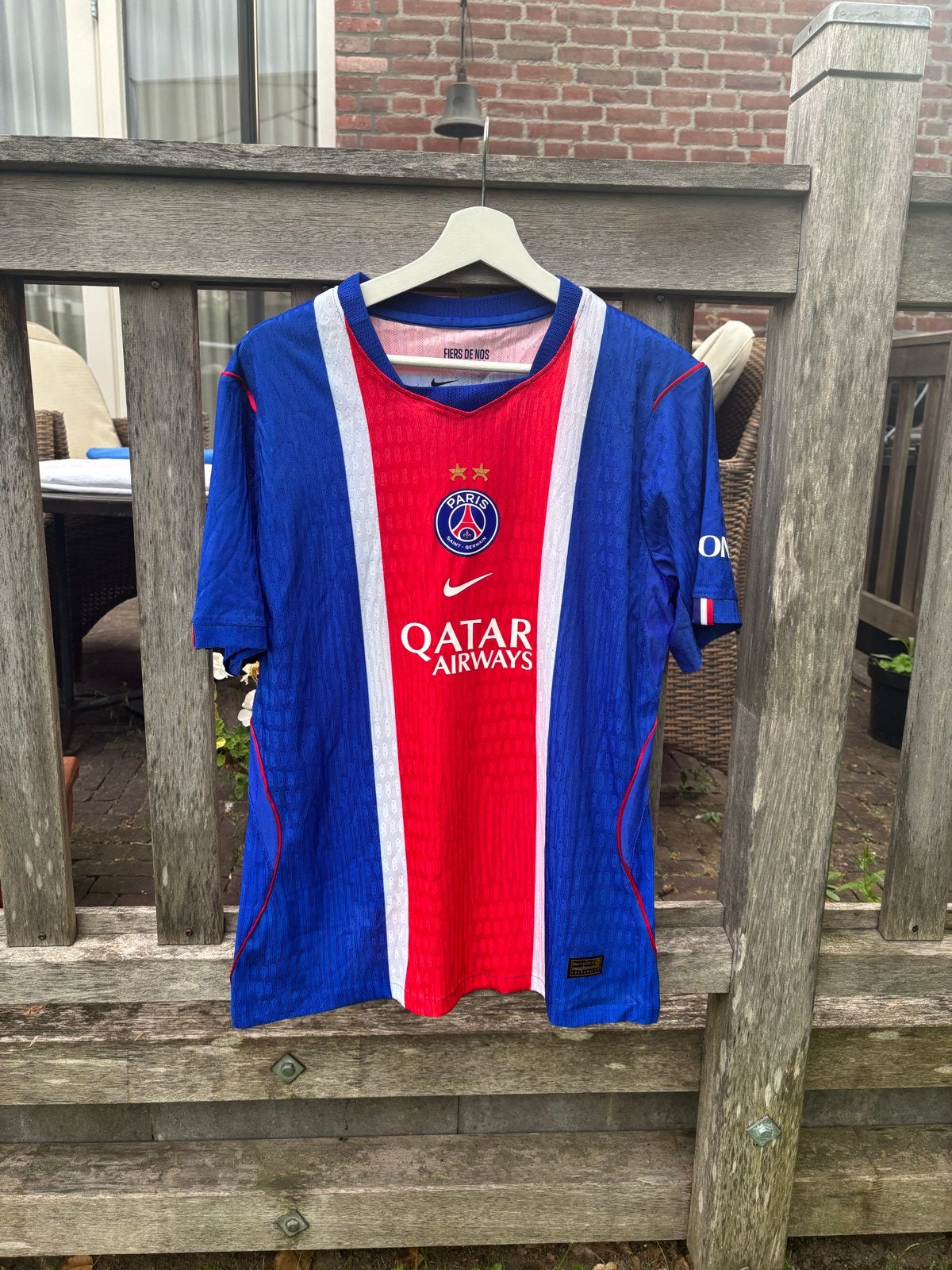 PSG Thuisshirt 2026/2027 O. Dembélé #10 - Maat L, Sport en Fitness, Maat L, Ophalen of Verzenden, Zo goed als nieuw, Shirt