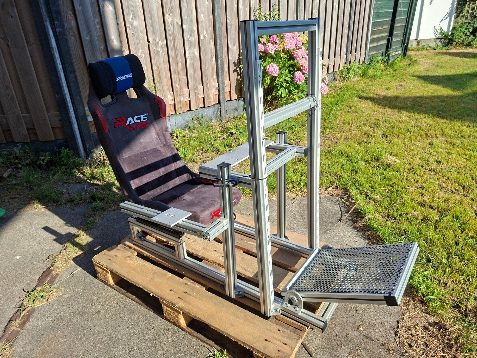 Sim Racing Rig met X-Race Kuipstoel, Ophalen, Gebruikt