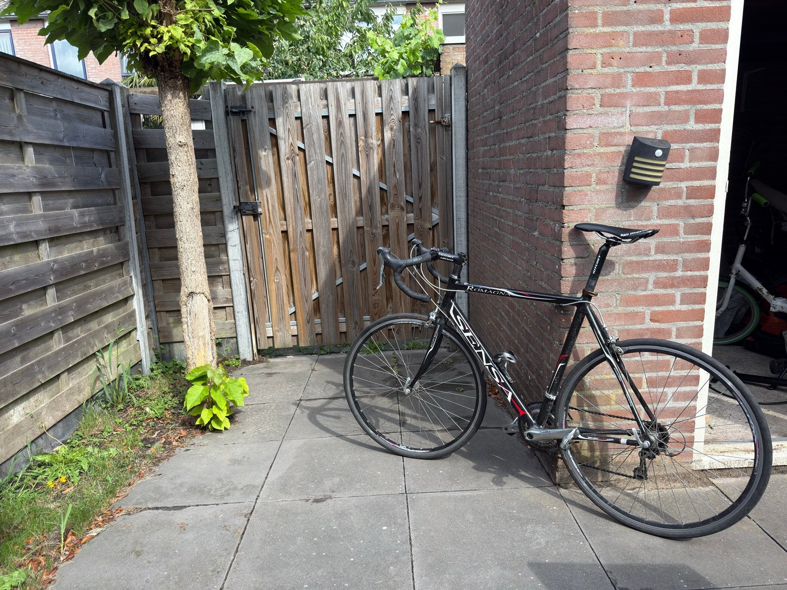Sensa Romagna racefiets - Zwart, Fietsen en Brommers, Fietsen | Racefietsen, 28 inch, Gebruikt, Aluminium, 15 tot 20 versnellingen