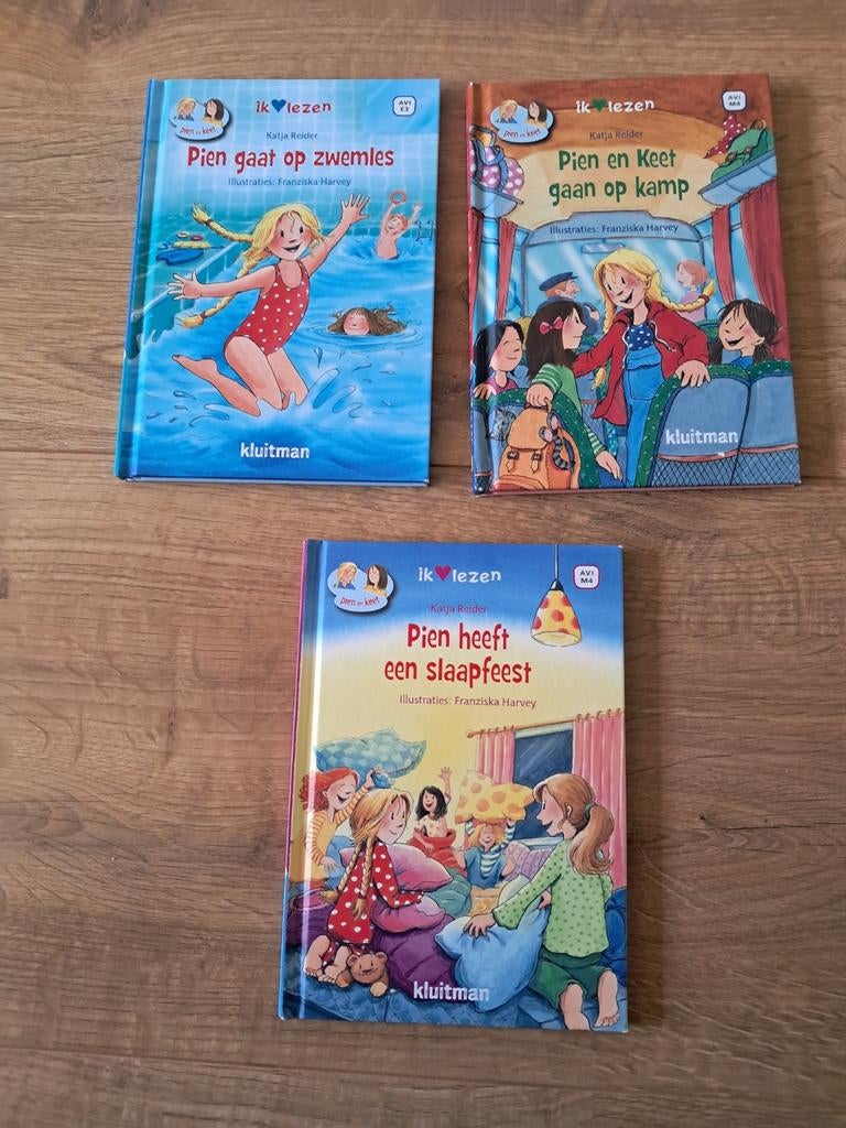 Pien en Keet boeken - Set van 3 (AVI E3/M4), Boeken, Ophalen, Zo goed als nieuw, Katja Reider, Fictie algemeen