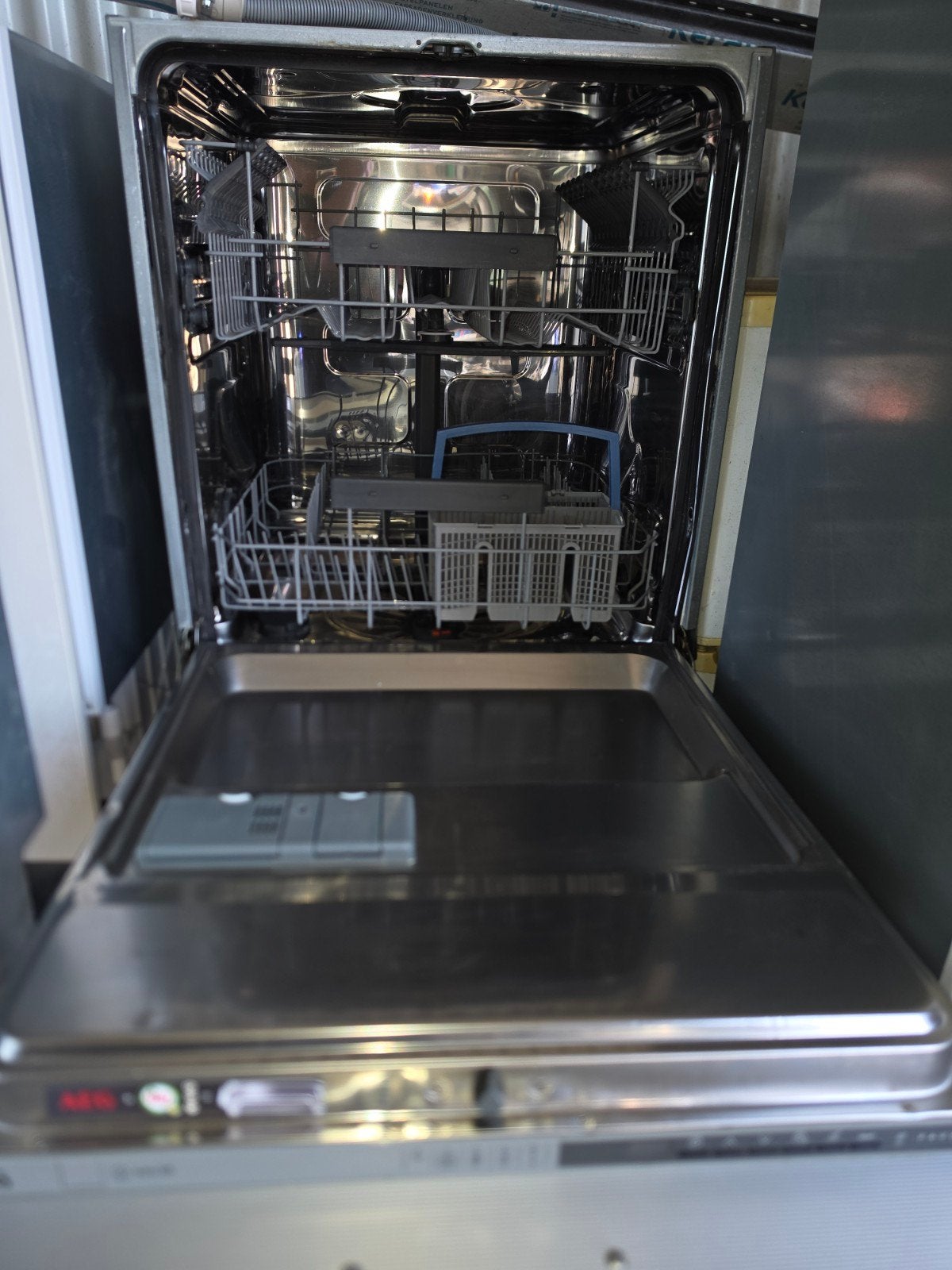 AEG  Inbouw Vaatwasser, Ophalen, Minder dan 85 cm, Inbouw, Gebruikt