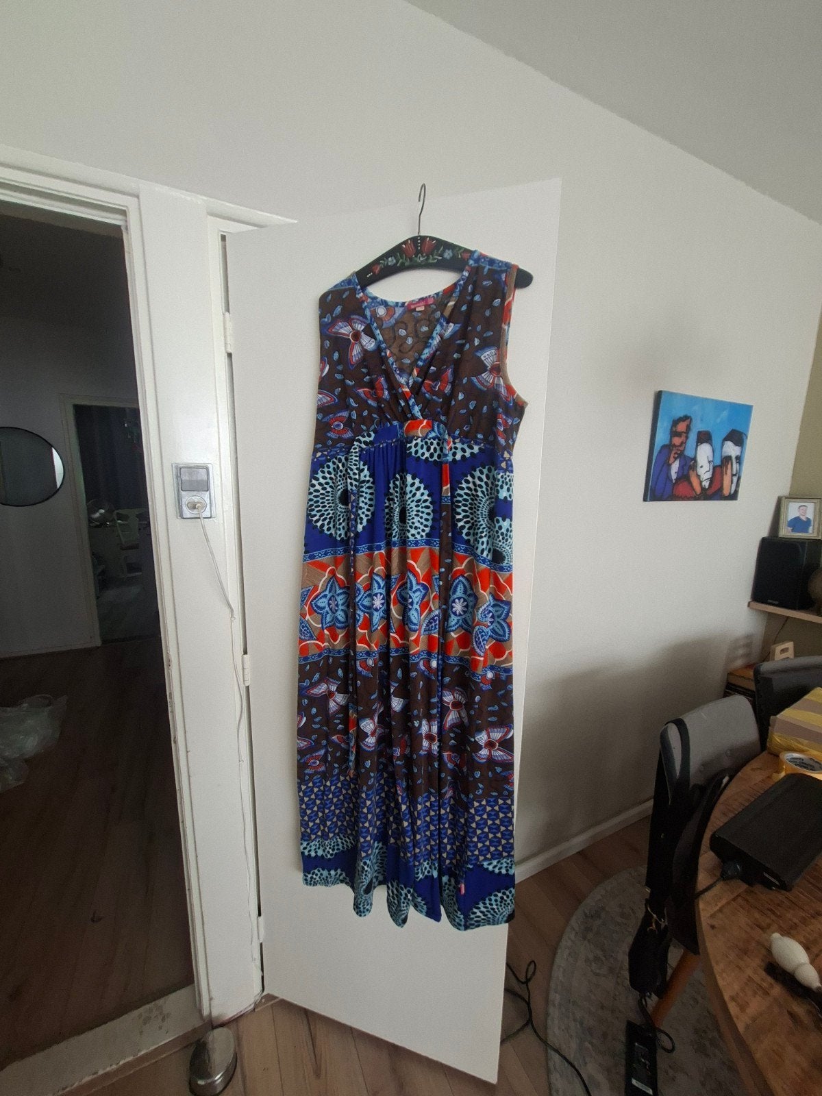 Smash! Maxi Jurk XXL met kleurrijke print, Smash!, Meerkleurig, Maat 46/48 (XL) of groter, Ophalen of Verzenden