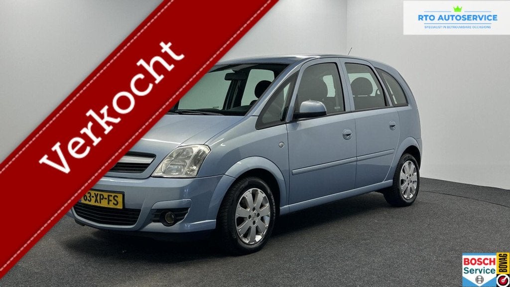 Opel Meriva 1.6-16V Temptation AIRCO TREKHAAK CRUISE., Voorwielaandrijving, Gebruikt, 4 cilinders, Met garantie (alle)