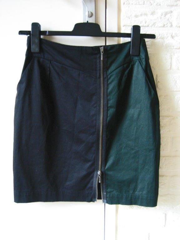 Prachtig zwart-groen rokje CORA KEMPERMAN 36-38 snazzeys, Verzenden, Zwart, Nieuw, Cora Kemperman