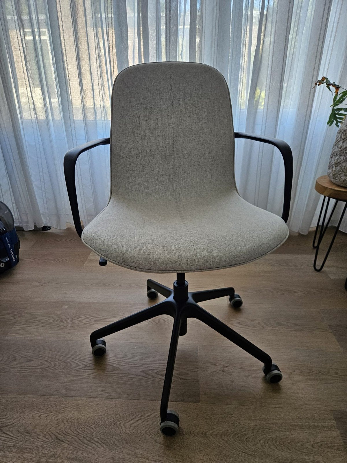 Nette in hoogte verstelbare bureaustoel, Ophalen, Beige, Bureaustoel, Ergonomisch