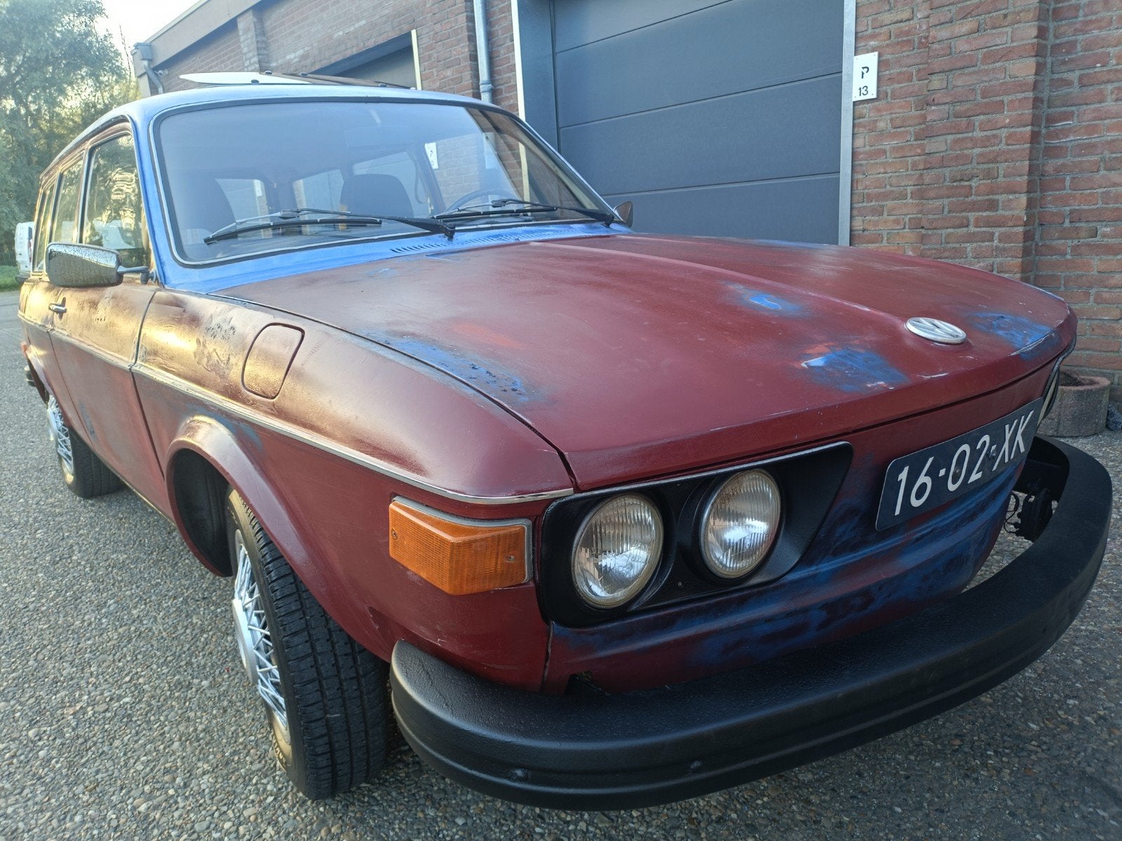 Volkswagen 412 1.7 LE Variant 1973 Blauw, foto 8
