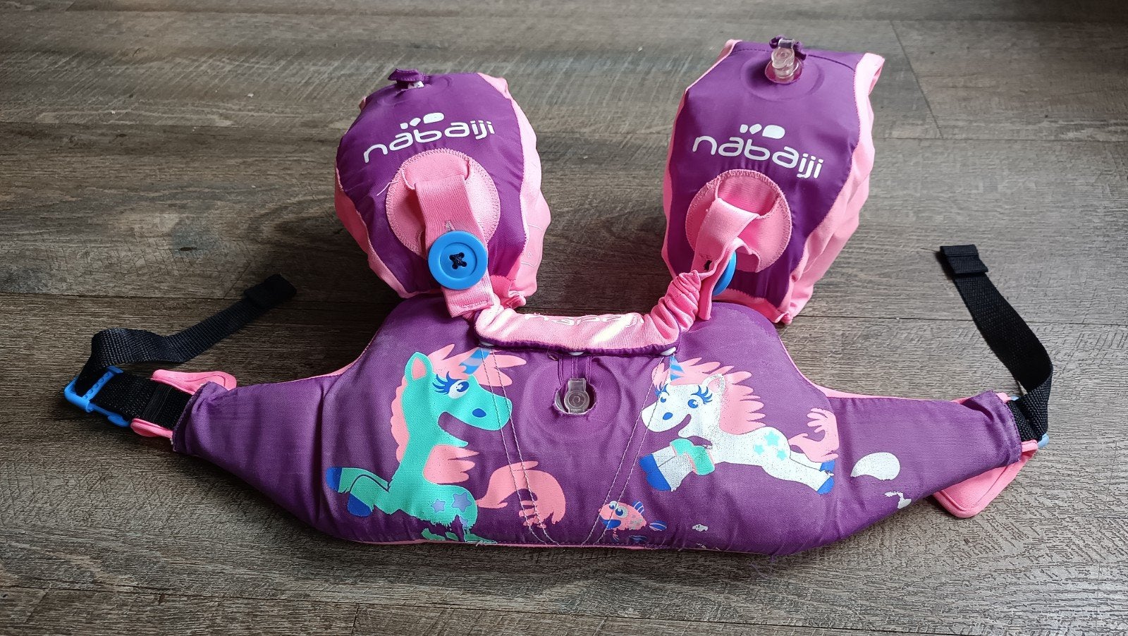 Nabaiji Puddle Jumper Zwemvest/Zwembandjes 15-30kg, Ophalen of Verzenden, Gebruikt