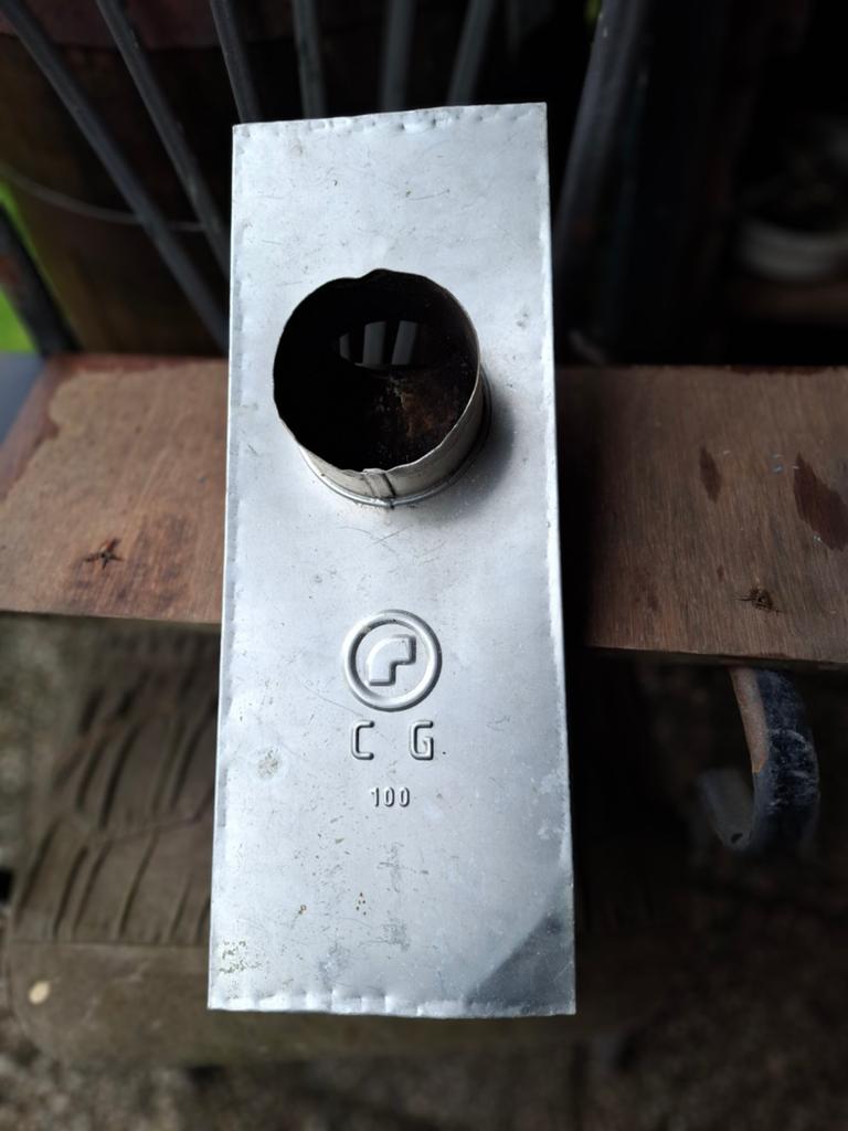 Aluminium kachel schuif, Huis en Inrichting, Kachels, Gebruikt, Overige soorten, Ophalen of Verzenden