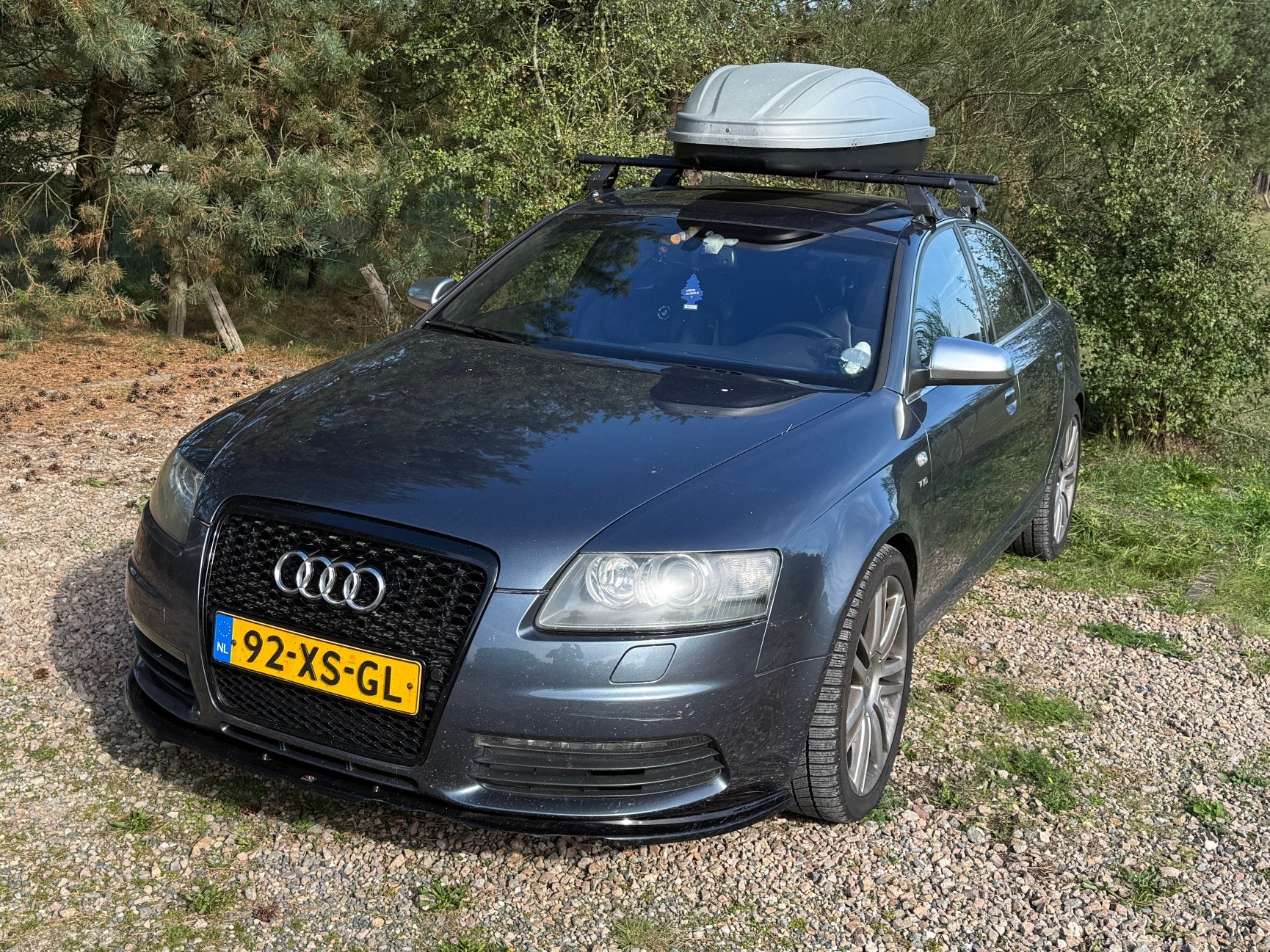 NL auto - 2e eigenaar - 144dkm - Audi S6 5.2 V10 Quattro ‘07, Automaat, 435 pk, Blauw, 120 €/maand
