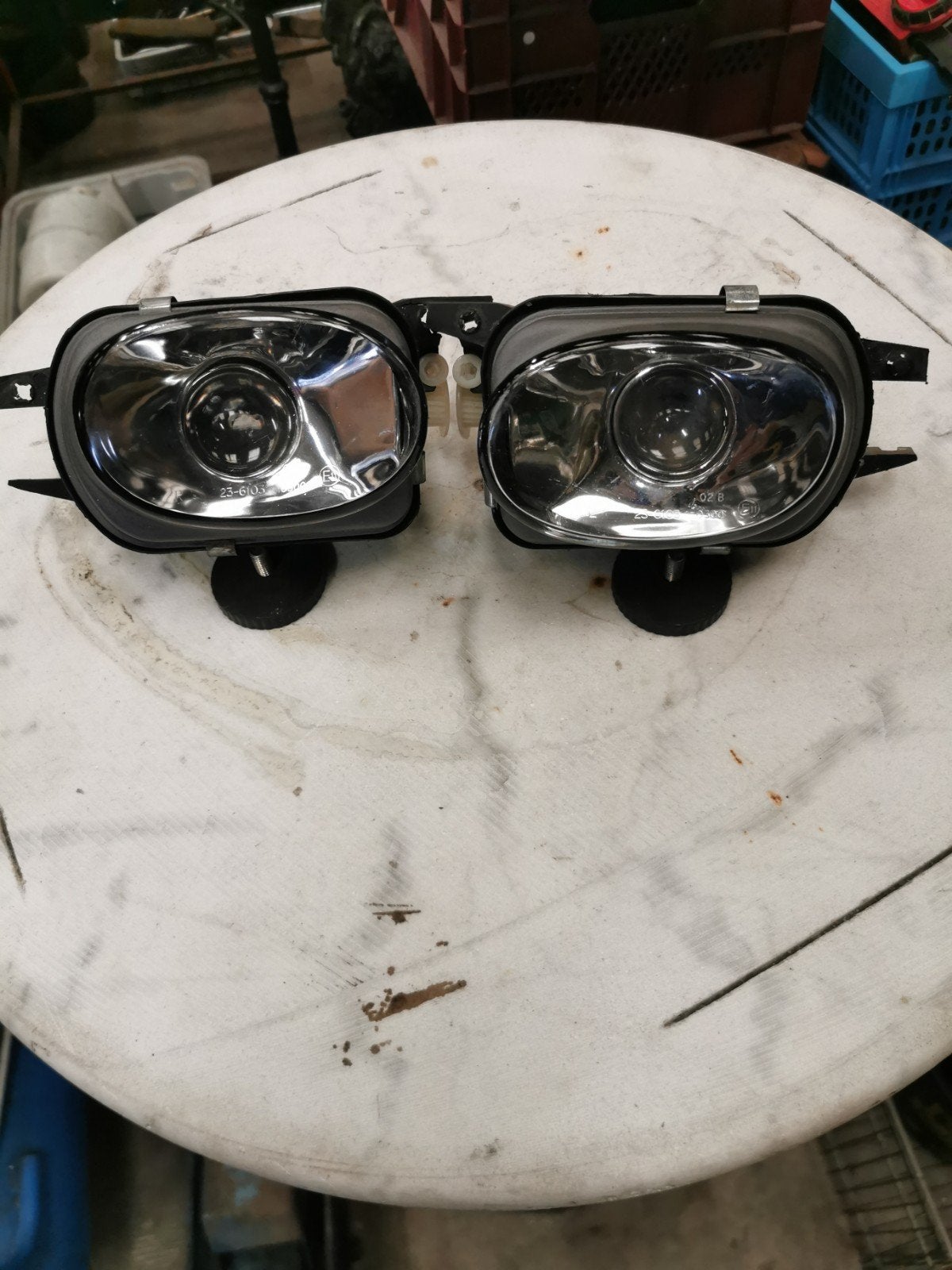 Mistlampen Mercedes-Benz C32 C55 W203 AMG, Ophalen of Verzenden, Gebruikt, Mercedes-Benz
