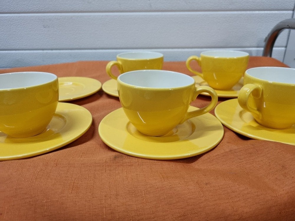 kop en schotels italy 5 x kop en 6x schotel, Ophalen of Verzenden, 'T Olde Gre-j, Info@toldegrej.nl, Endepoelstraat 20f Didam