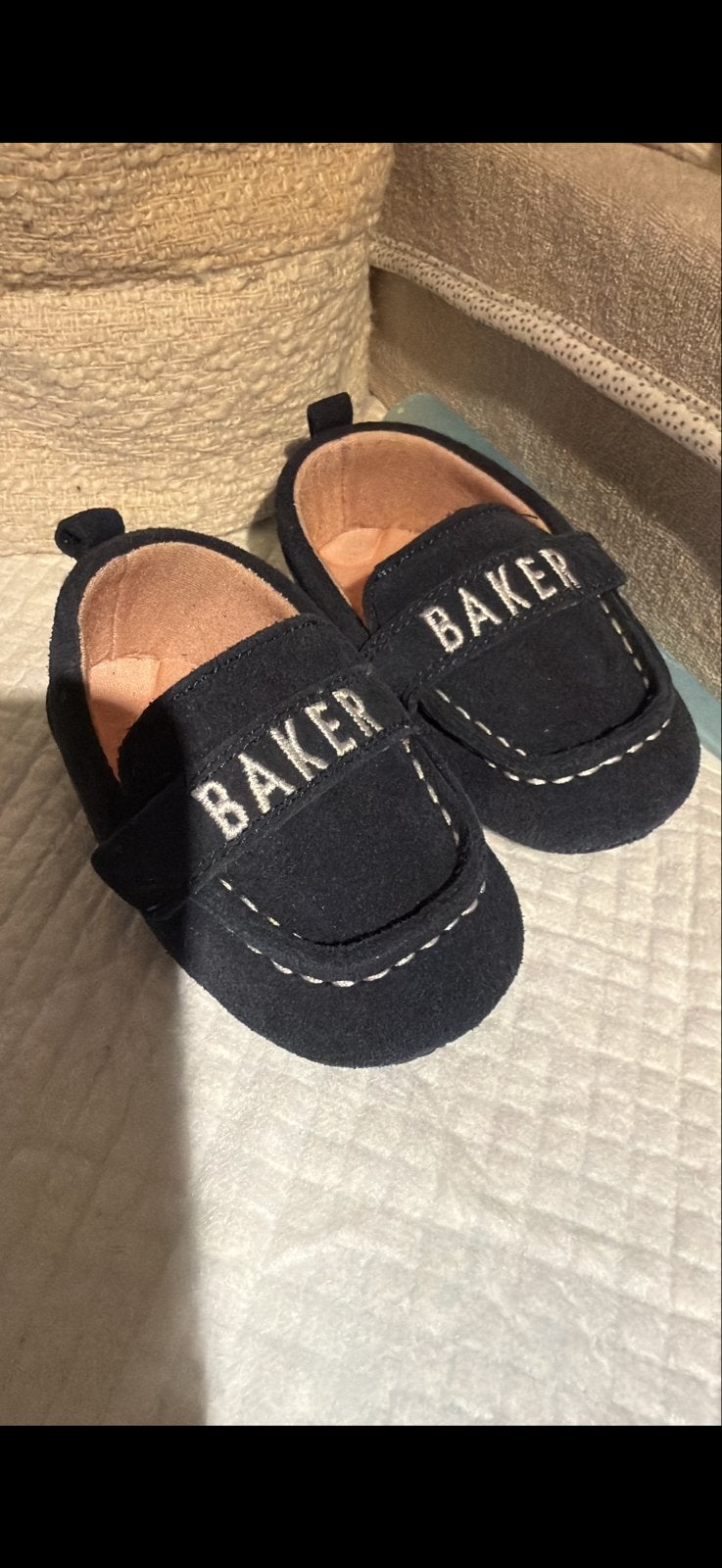 Nieuwe Ted Baker babyslofjes - donkerblauw, Ophalen of Verzenden, Nieuw, Jongetje of Meisje, Slofjes