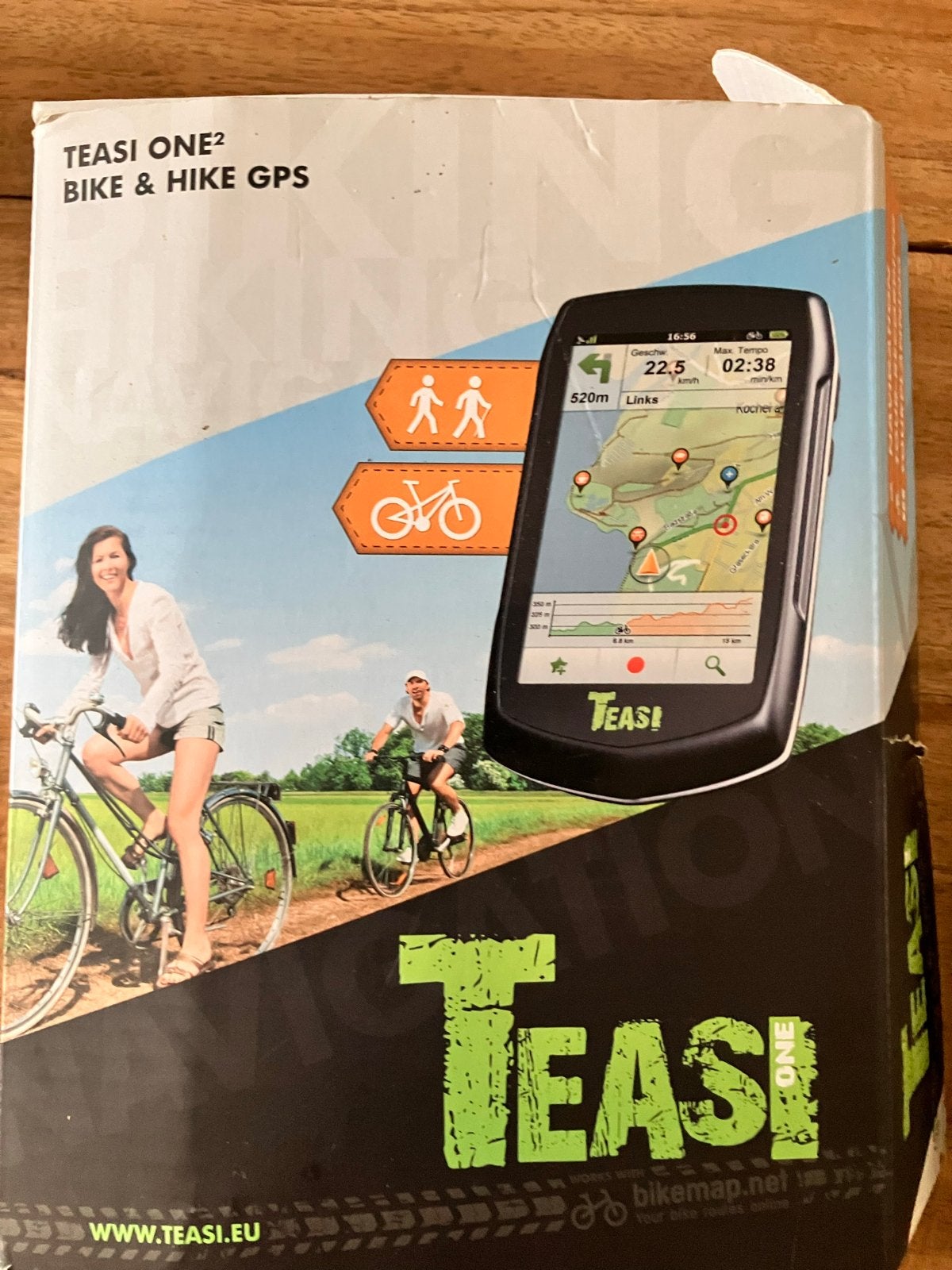 Teasi One 2 Bike & Hike GPS Navigatie, Ophalen, GPS, Gebruikt
