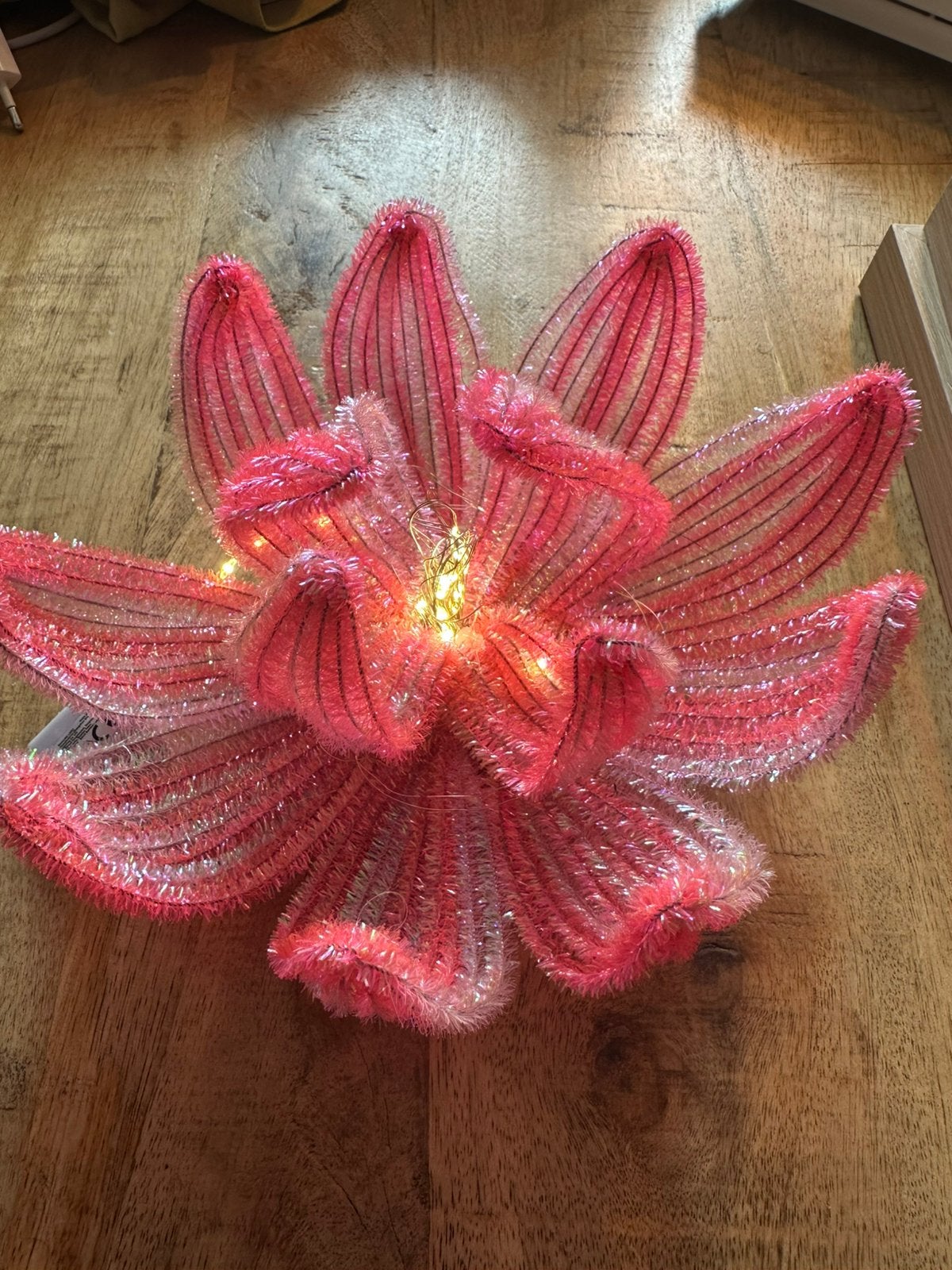 Lotus lamp op batterij, Ophalen of Verzenden, Nieuw, Meerkleurig