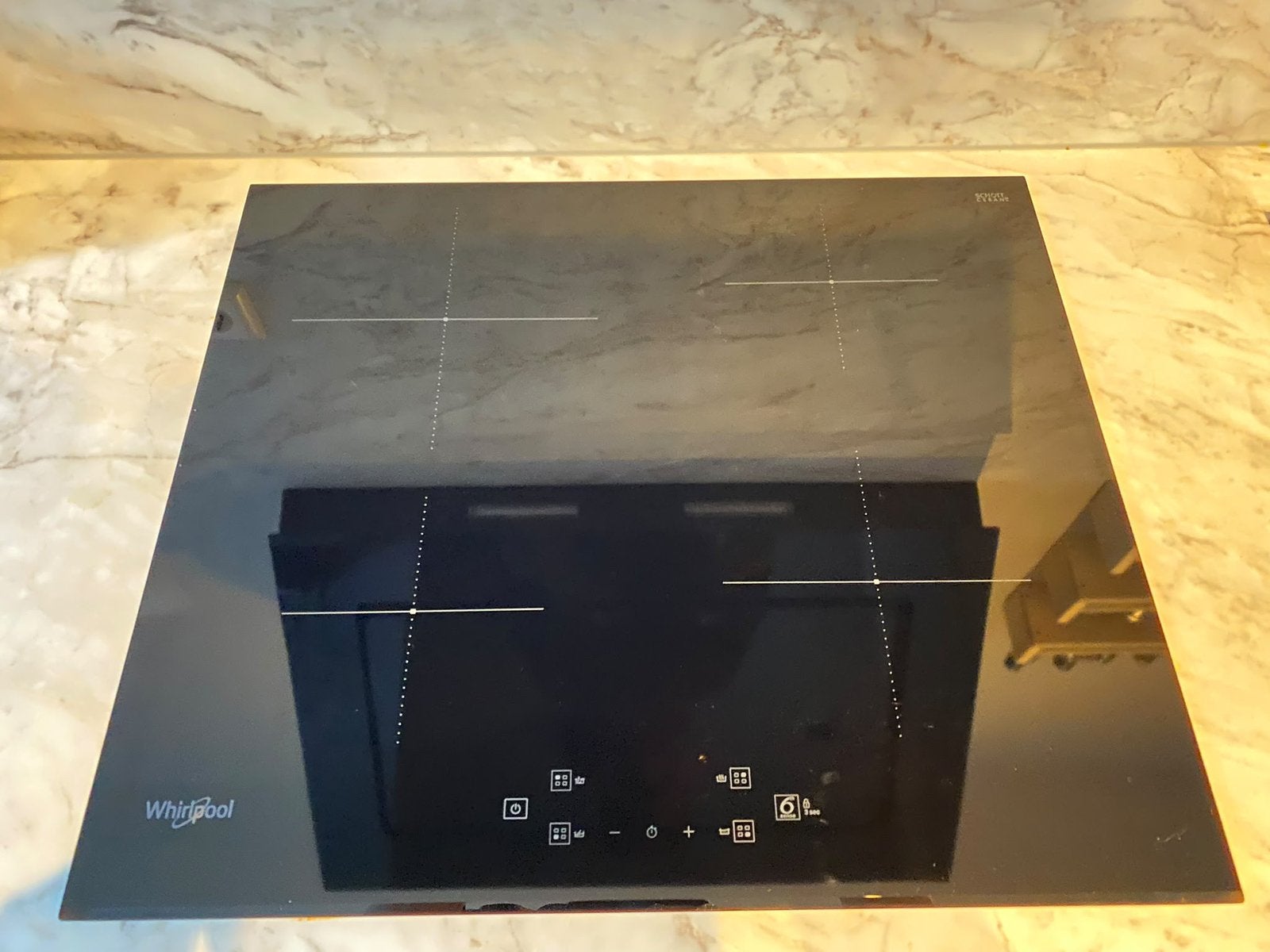 Whirlpool WS Q2160 NE inductiekookplaat – 60 cm, Ophalen, 4 kookzones, Zo goed als nieuw, Inbouw