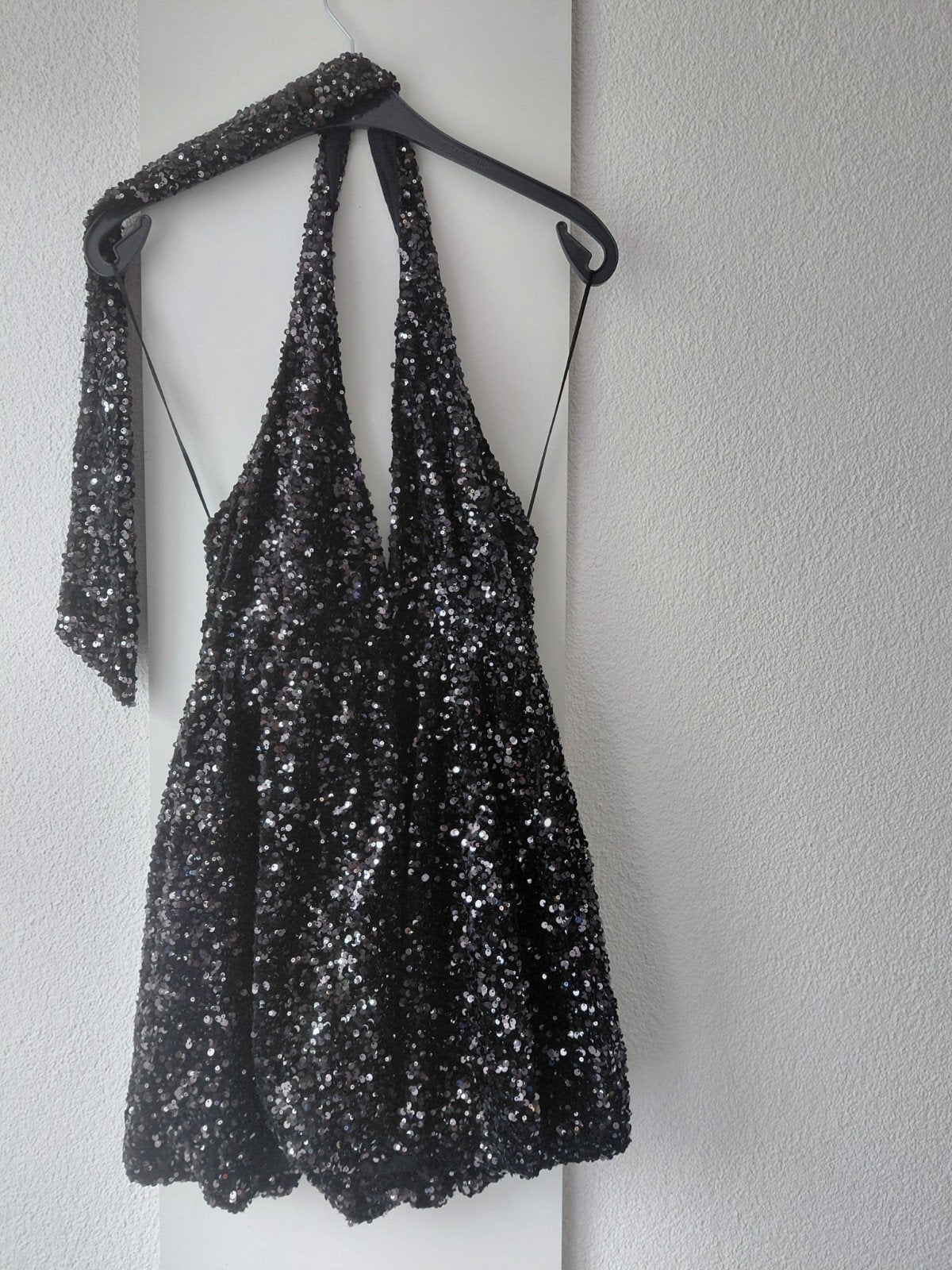 ZARA pailletten halter jurk s, Nieuw, Ophalen of Verzenden, Maat 36 (S), Boven de knie