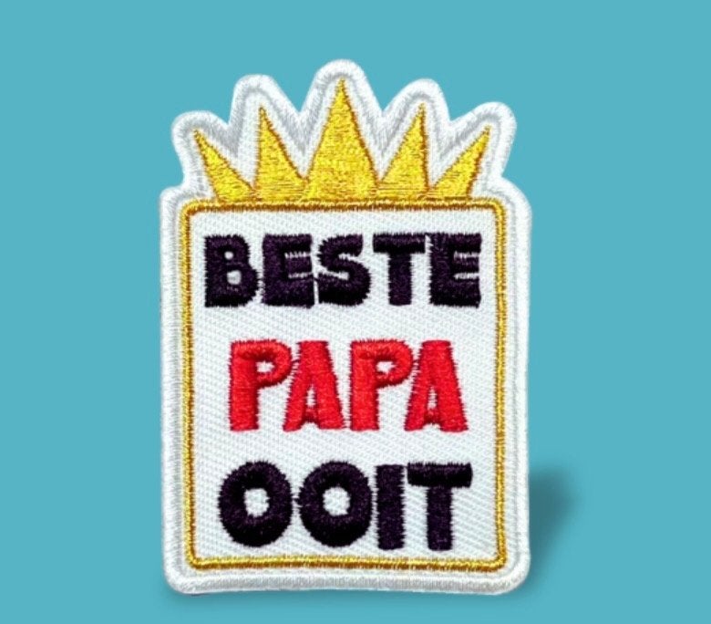 Beste papa ooit Embleem Brabant Oeteldonk Pins Speldjes, Carnaval, Verzenden, De Durskes, Nieuw