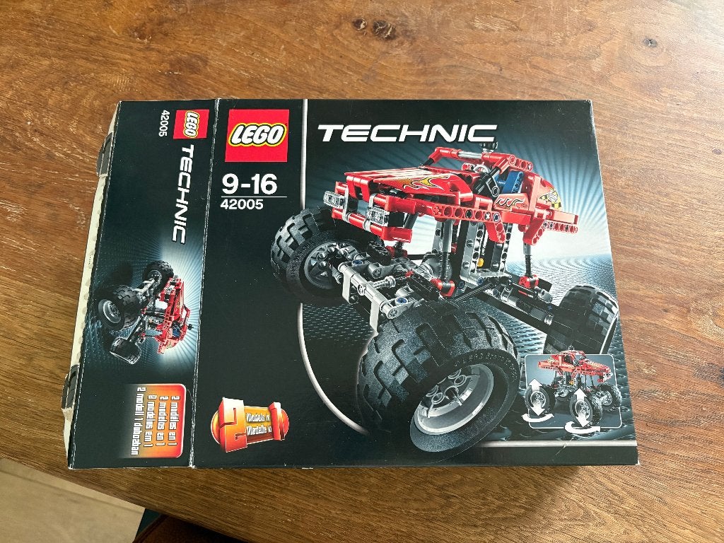 Lego 42005 - Monster Truck, Kinderen en Baby's, Speelgoed | Duplo en Lego, Ophalen, Lego, Compleet, Zo goed als nieuw