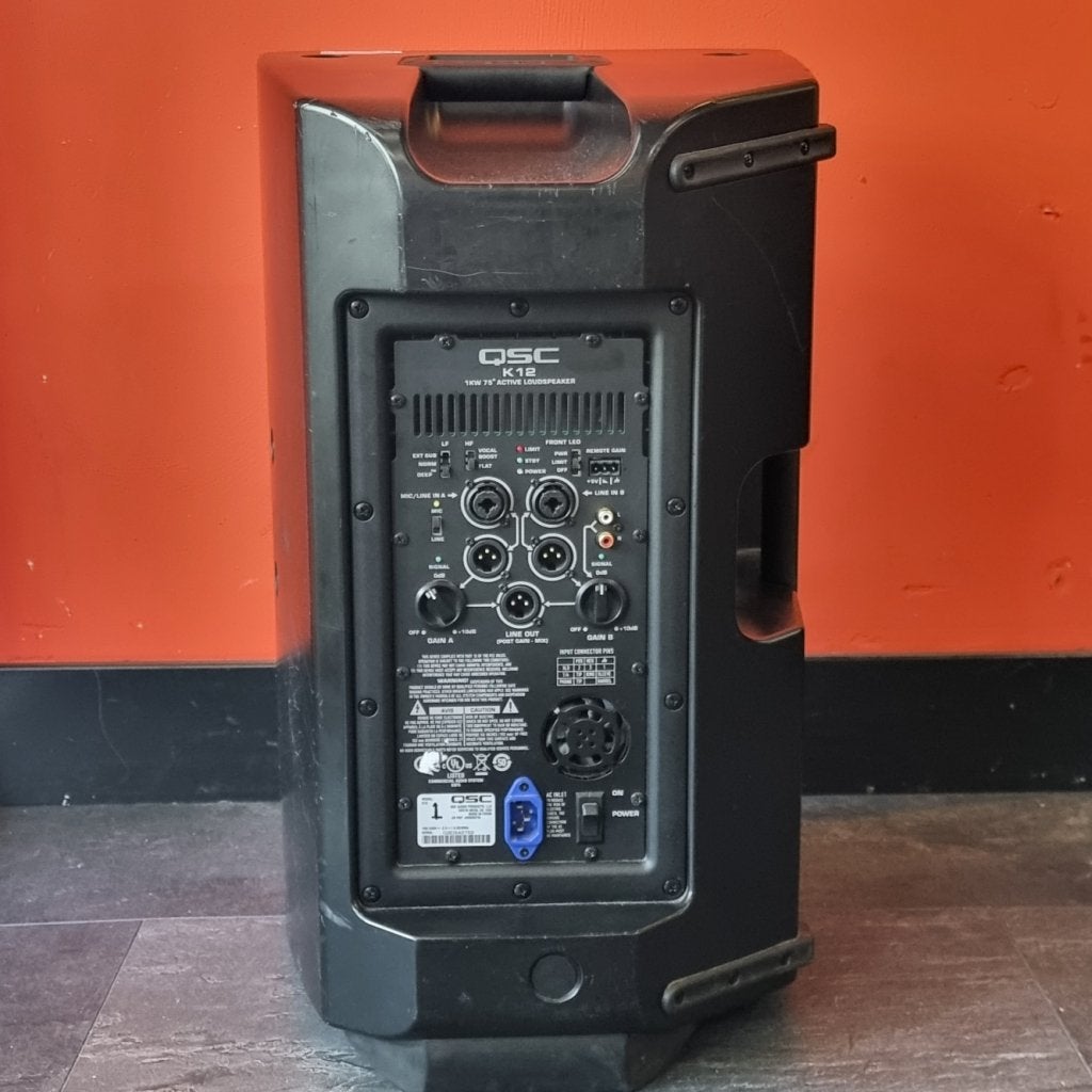 QSC K12 1KW 75 Actieve Speaker, Flex Ltd., Gebruikt, https://flex.com/contact-us, Nobelstraat 10, 5807 GA Oostrum LB, Limburg, Nederland