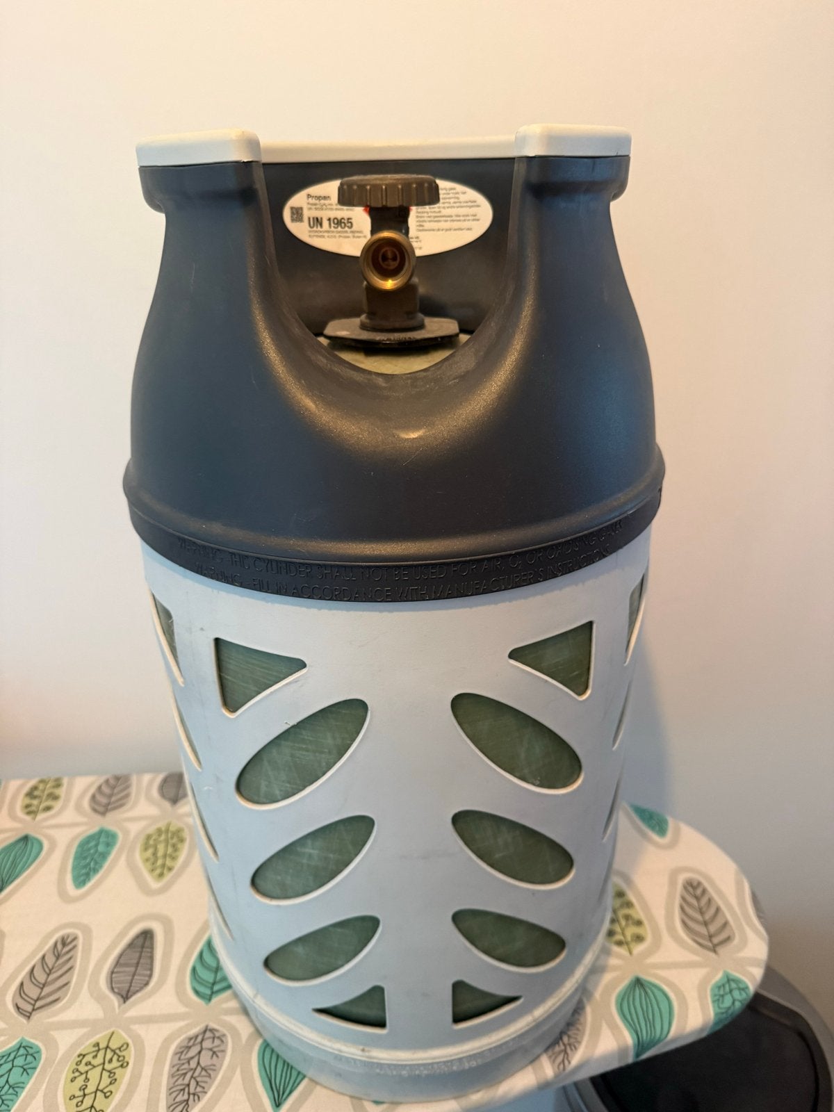 Lichtgewicht propaan gasfles (zonder adapter), Ophalen, Gebruikt