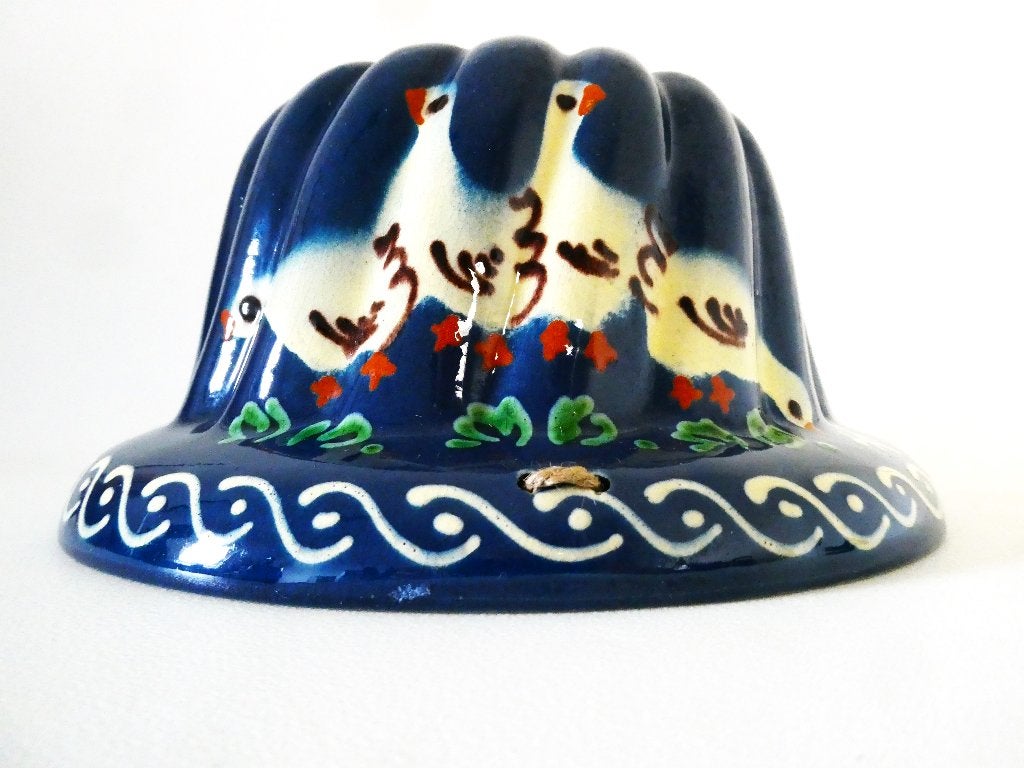 Traditionele oude kougelhopf bakvorm uit de Elzas tulband, Antiek en Kunst, Ophalen of Verzenden