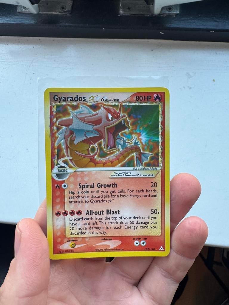 Gyarados gold star, Ophalen of Verzenden, Gebruikt