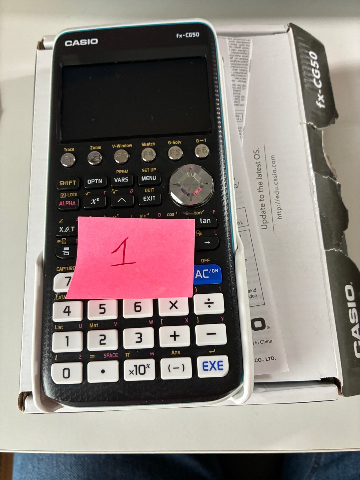 3 x Casio fx CG50 - goedkoper dan nieuw en even goed!, Ophalen, Grafische rekenmachine, Gebruikt