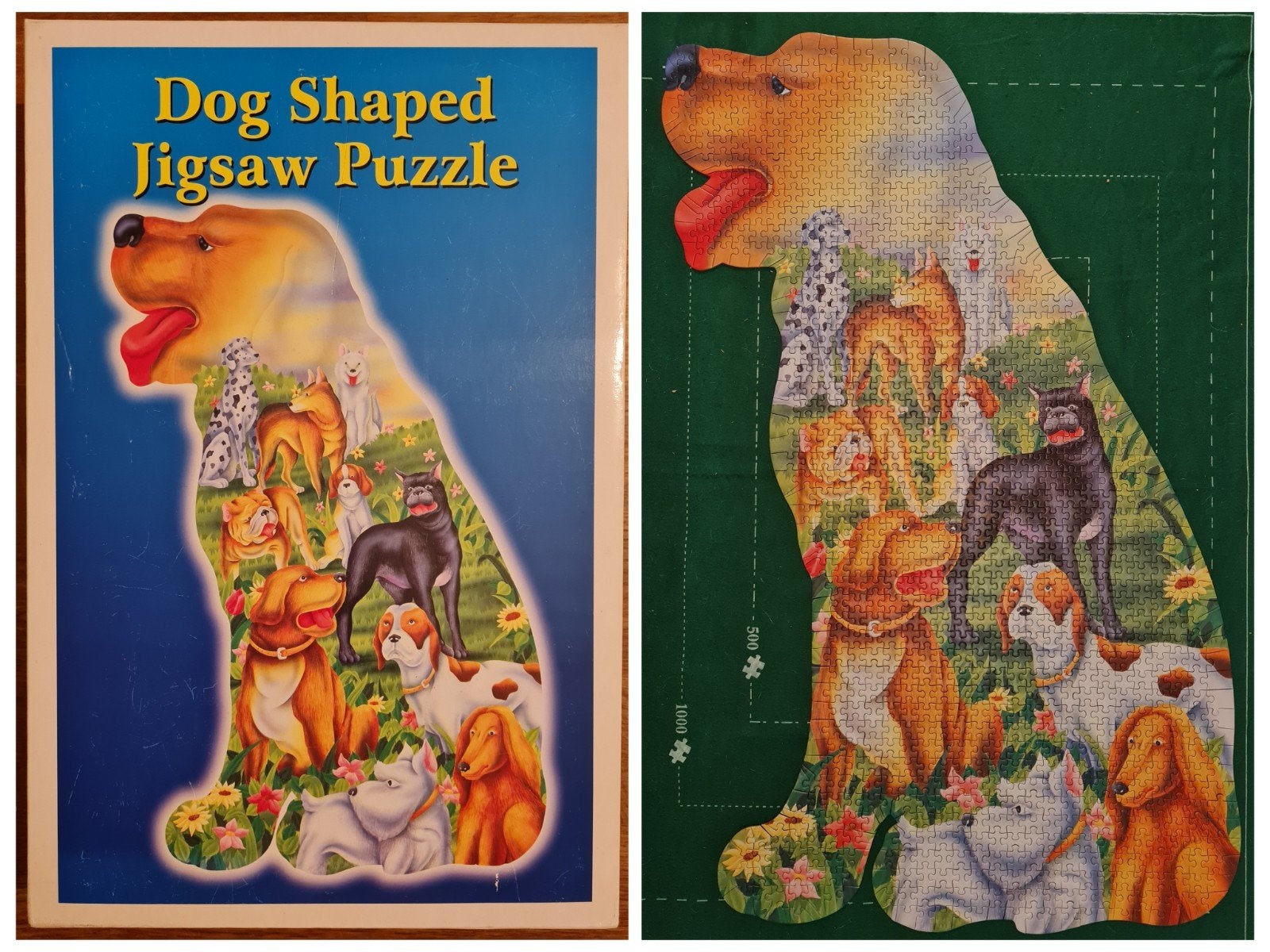 Honden puzzels, Hobby en Vrije tijd, Ophalen of Verzenden, 500 t/m 1500 stukjes, Legpuzzel
