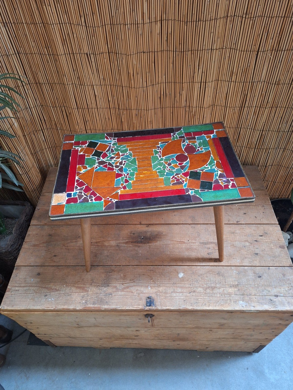 vintage mozaïek tafeltje, Ophalen