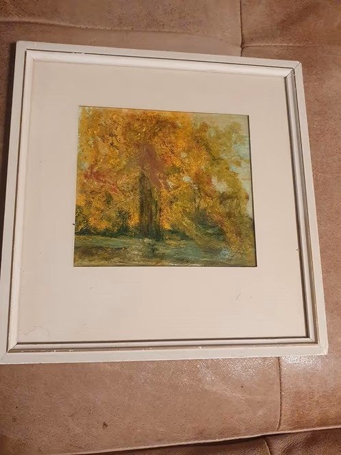 schilderij boom herfstkleur Maria Henriëtte Liduina de Bont, Ophalen