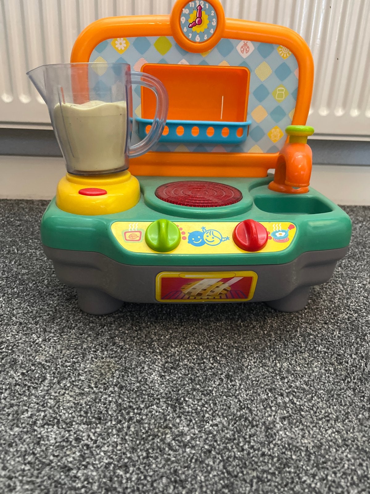 Keukentje met blender en kookplaat, Kinderen en Baby's, Ophalen, Gebruikt, Kunststof, Speelkeuken