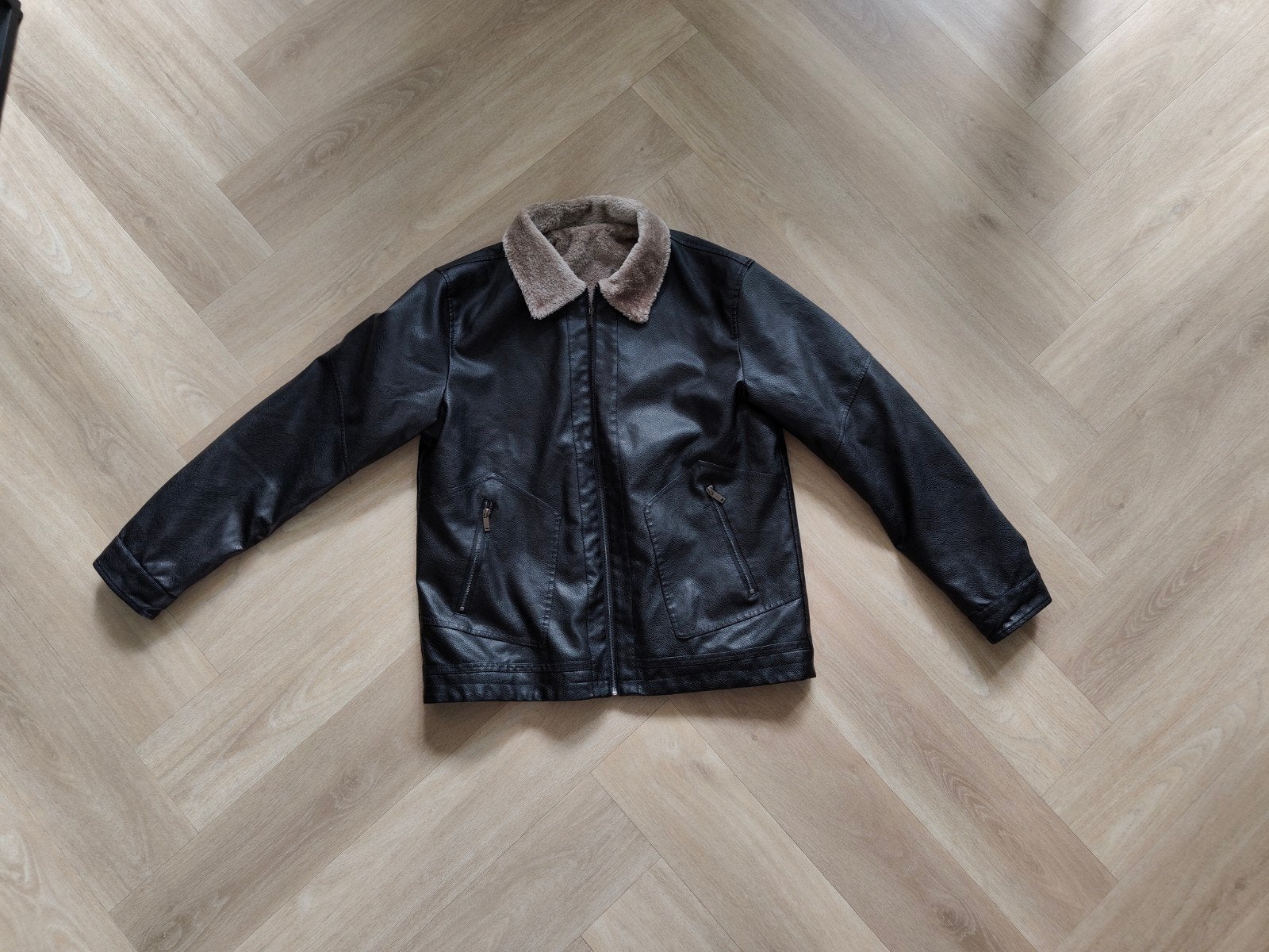 Piloten jas, Kleding | Heren, Jassen | Winter, Ophalen, Nieuw, Maat 52/54 (L), Zwart