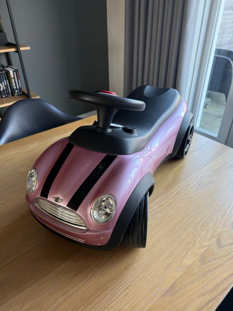 Roze Mini Babyracer Loopauto - Custom Gespoten, Ophalen, Gebruikt, Loopvoertuig