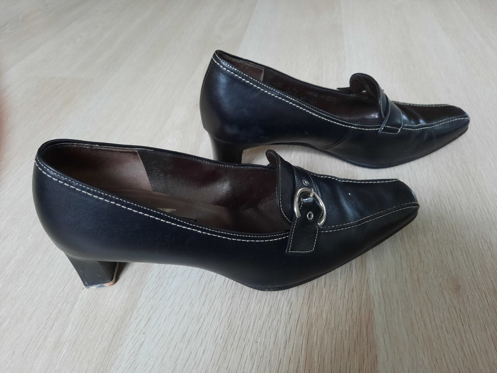 Gabor zwarte pumps met gesp, maat 4, Pumps, Zwart, Gabor, Ophalen of Verzenden