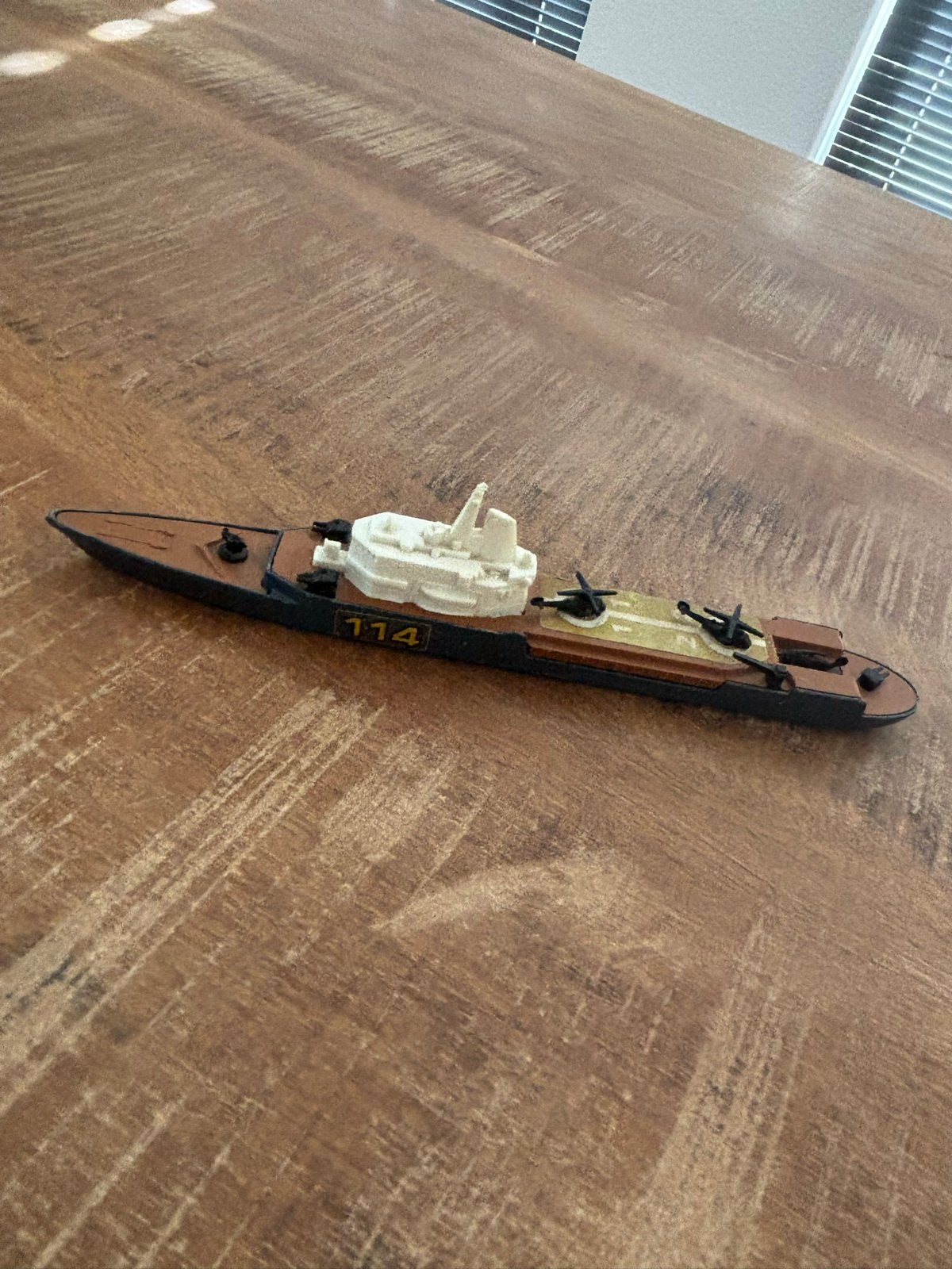 Matchbox K-307 Helicopter Carrier uit 1973, Ophalen of Verzenden, Gebruikt