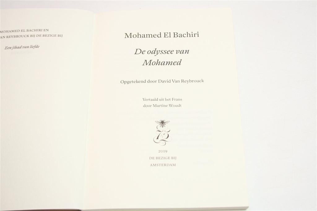 De Odyssee van Mohammed — Interview David Van Reybrouck, Ophalen of Verzenden, Zo goed als nieuw, Nederland
