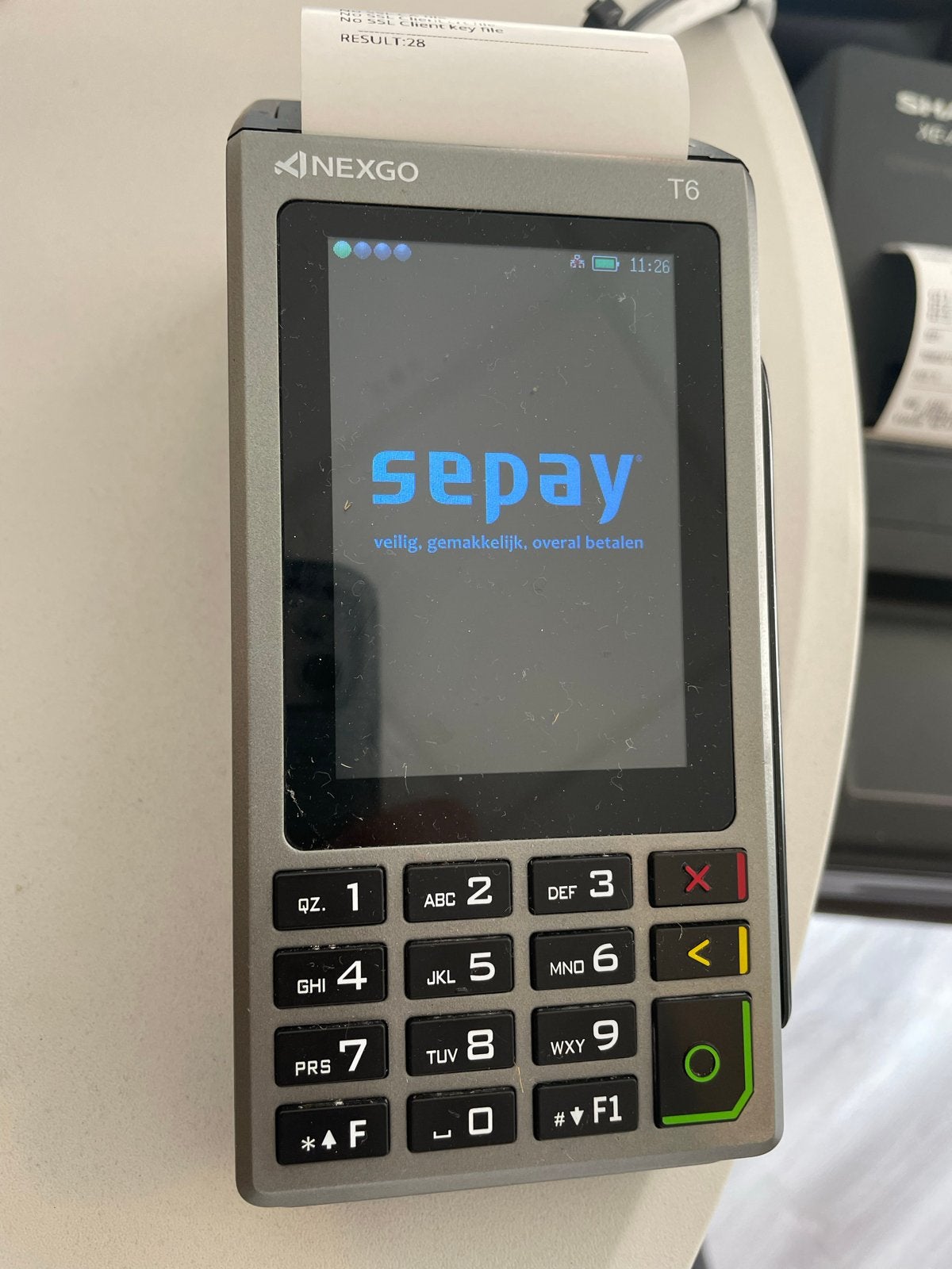 NEXGO T6 Pinautomaat - Veilig en Gemakkelijk Betalen, Ophalen of Verzenden