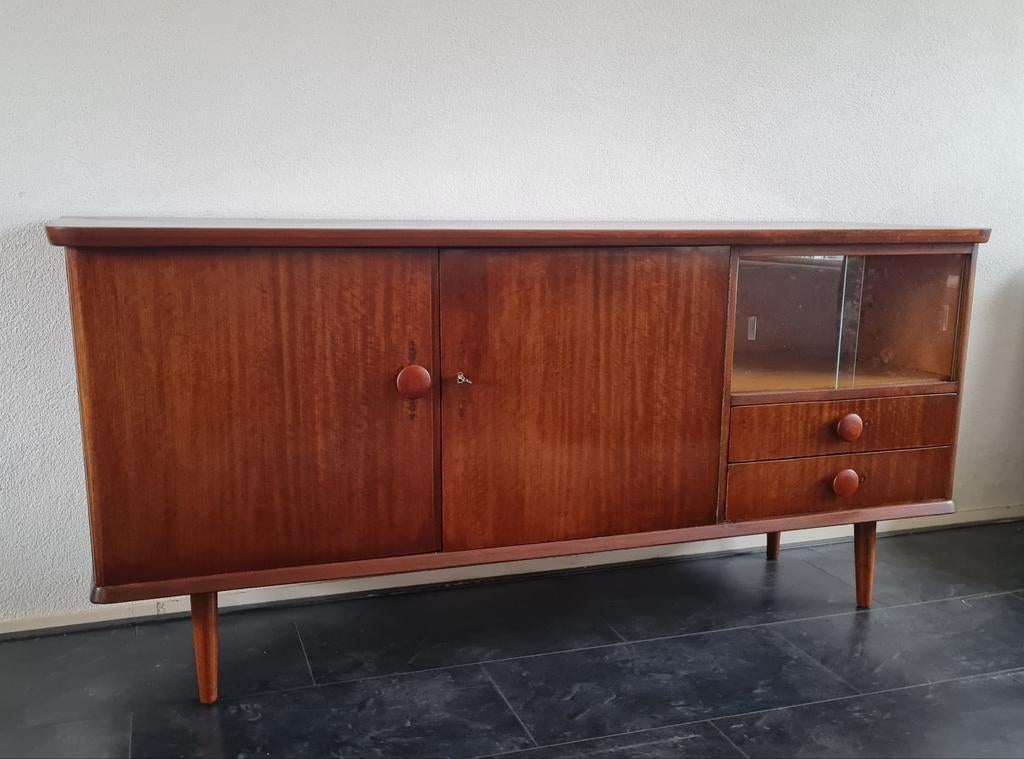 Mooie retro vintage dressoir kast, Ophalen, Gebruikt, 150 tot 200 cm, Minder dan 100 cm