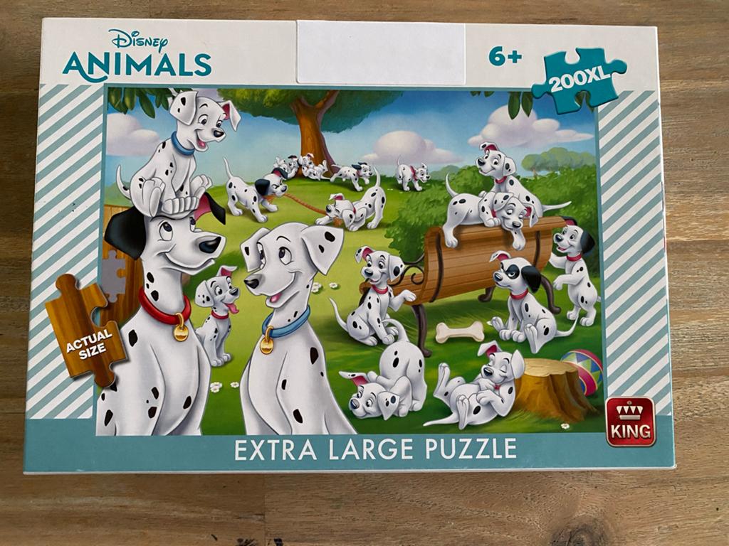 Disney 101 Dalmatiërs Puzzel 200XL - King, Ophalen of Verzenden, Meer dan 50 stukjes, Gebruikt, 6 jaar of ouder
