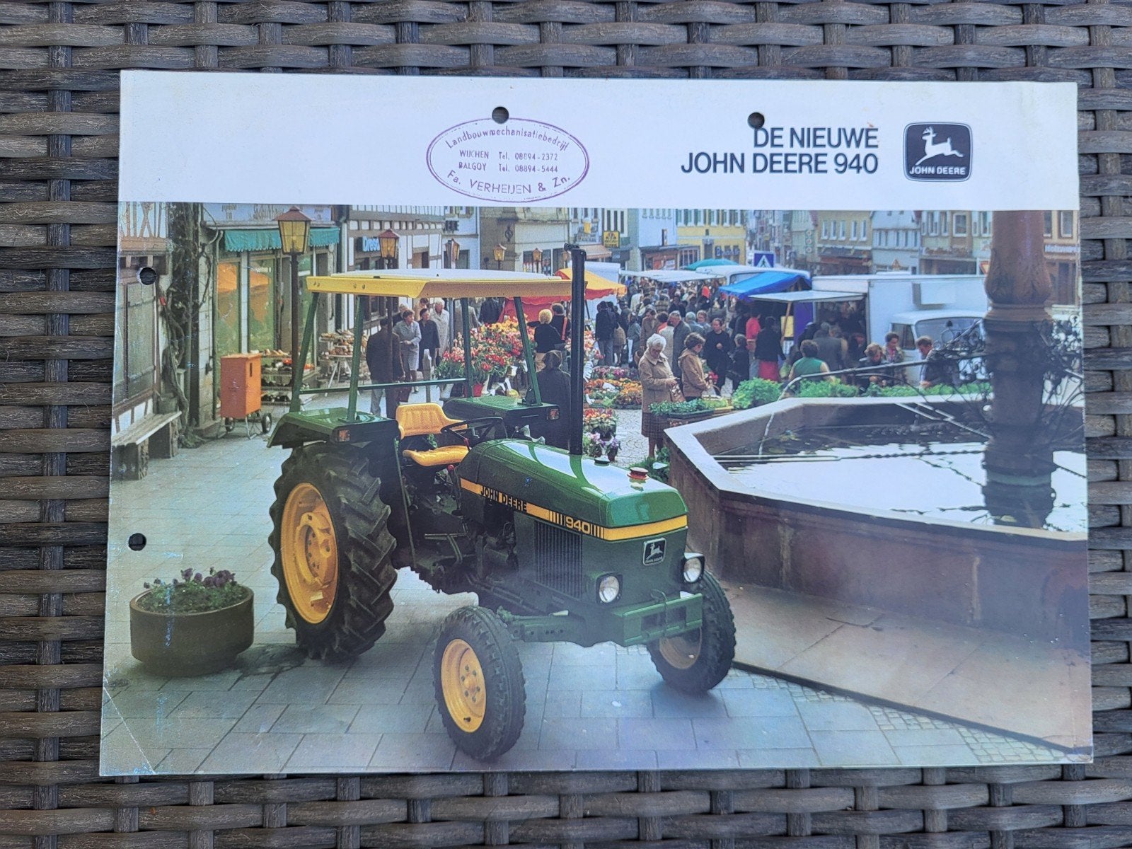tractor folder John Deere 940, Ophalen of Verzenden, Zo goed als nieuw