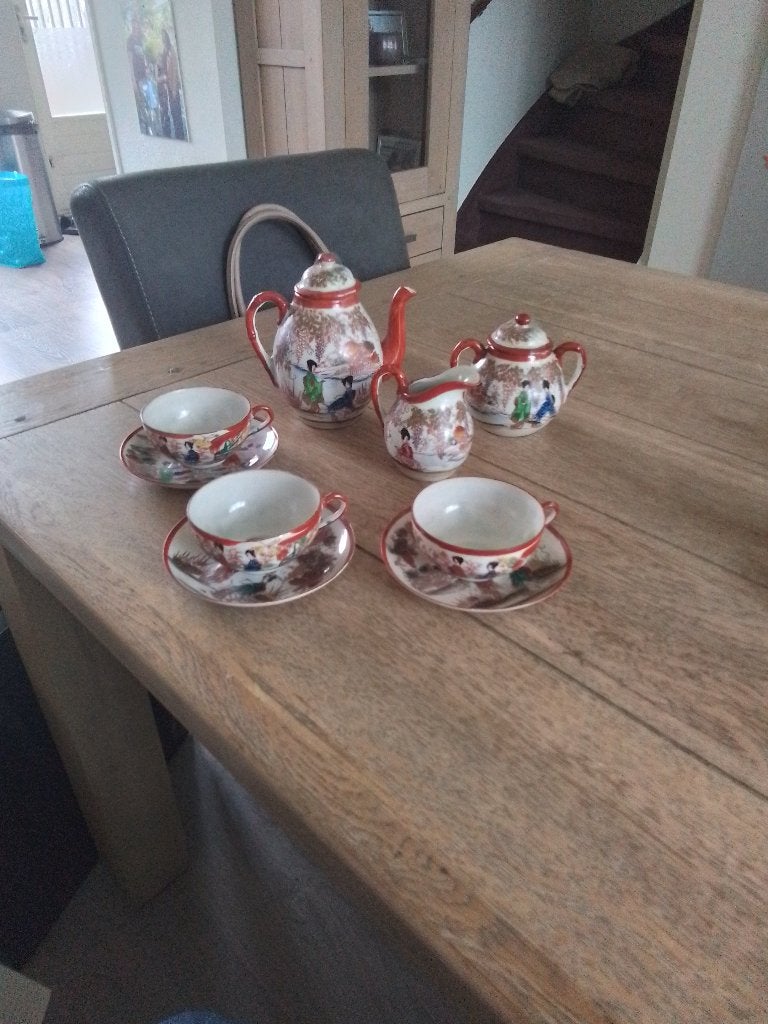 Japans theeservies, Antiek en Kunst, Curiosa en Brocante, Ophalen of Verzenden