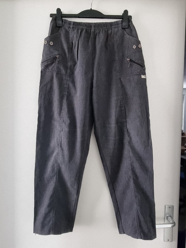 Broek voor dames -- maat T 5 / 46 / XXL -- Cherry Berry, Kleding | Dames, Zwart, Maat 46/48 (XL) of groter, Ophalen of Verzenden
