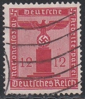 Rijk 1938 150 Dienst 12p Adelaar, Gest, Ophalen of Verzenden, Overige periodes, Gestempeld