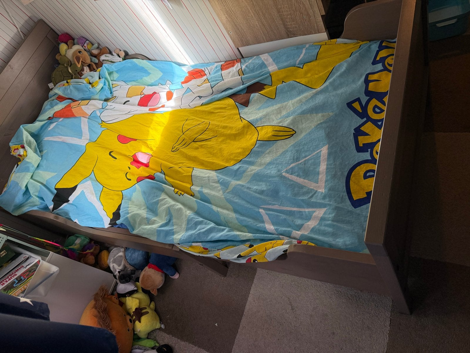 IKEA Sundvik peuterbed met matras, Ophalen, 190 cm of minder, 80 cm, Hout