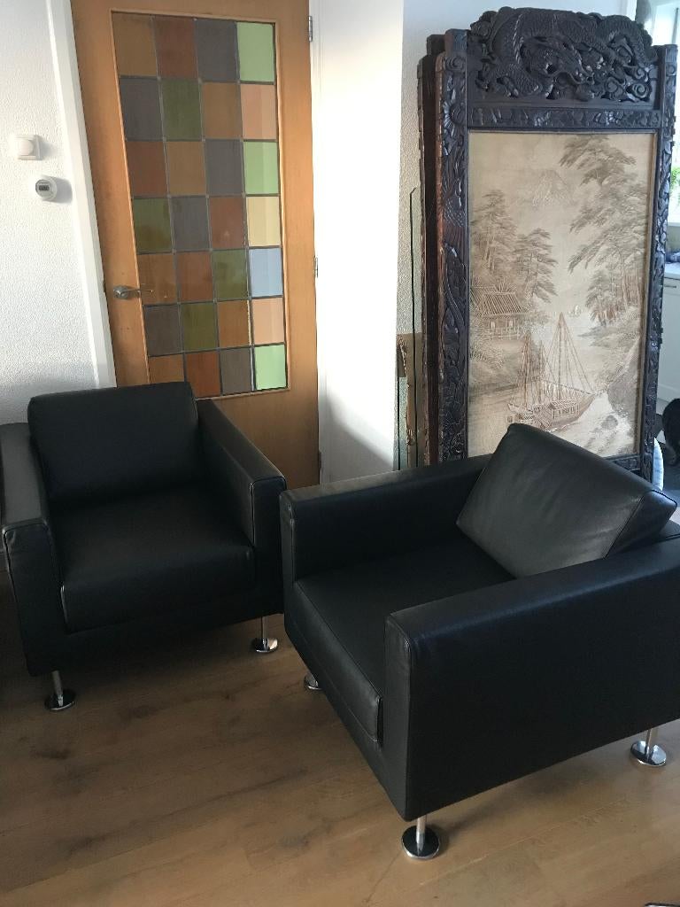 Set 2 IZGS Vitra Park Armchair Arm Chair stoel fauteuil, Ophalen of Verzenden, Zo goed als nieuw, Nvt, Nvt