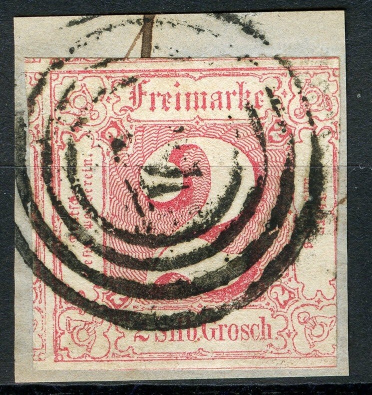 Duitse Staaten - Thurn Taxis 16 gestempeld, Postzegels en Munten, Ophalen of Verzenden, Overige periodes, Gestempeld