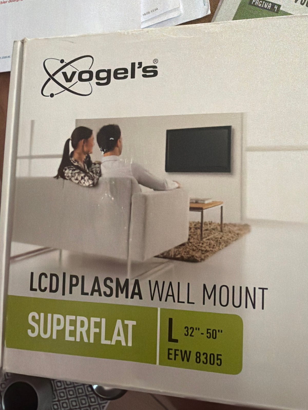 Vogel's Superflat EFW 8305 LCD/Plasma Muurbeugel Nieuw, Ophalen of Verzenden, Nieuw