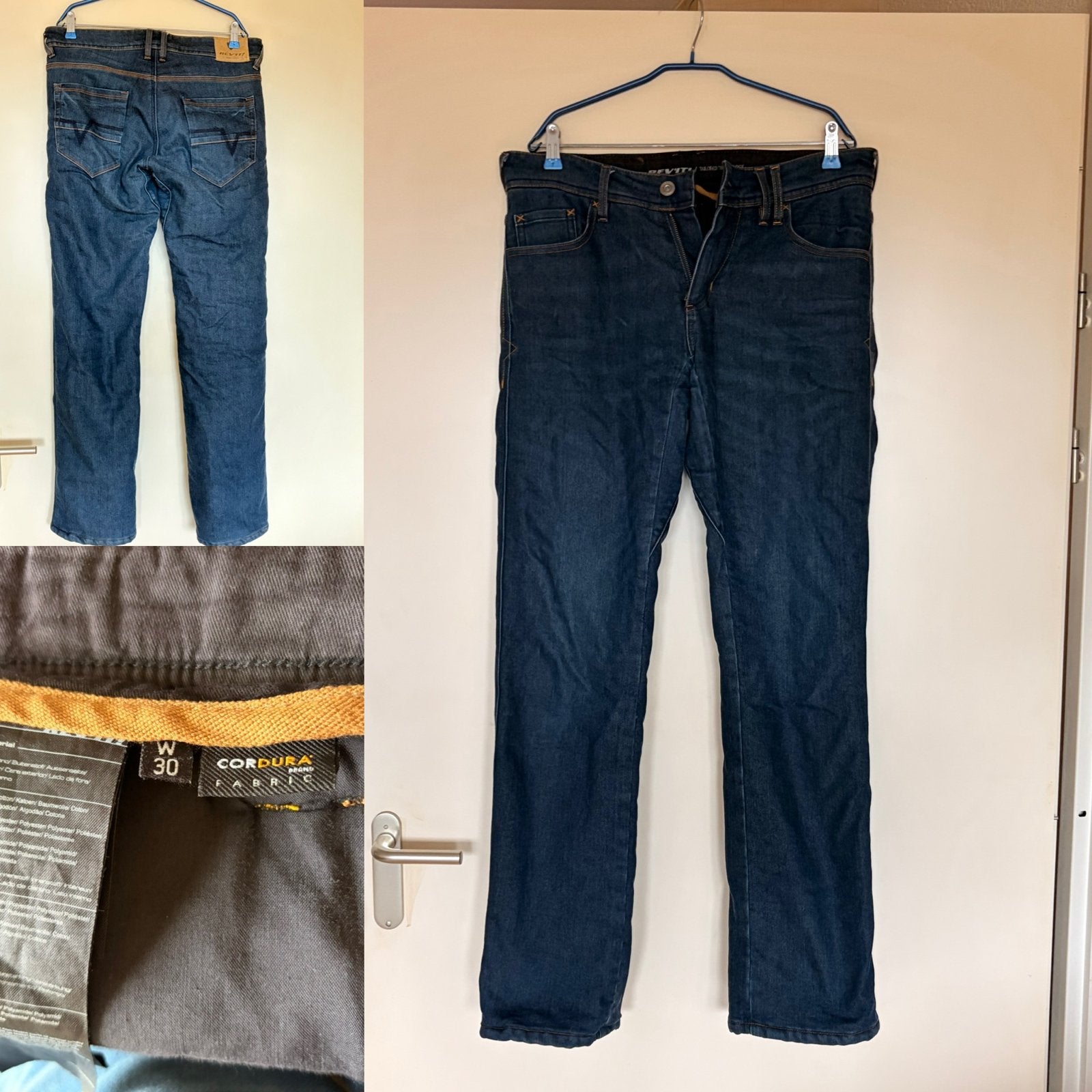 REV'IT! Motor Jeans W30 - Cordura - zware kwaliteit, Ophalen of Verzenden, Tweedehands, Dames, Broek | textiel