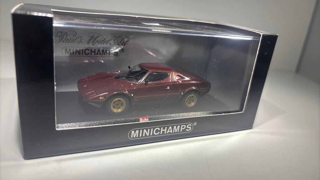 Lancia stratos stradale minichamps 1.43, Hobby en Vrije tijd, Modelauto's | 1:43, Zo goed als nieuw, Auto, MiniChamps, Ophalen of Verzenden