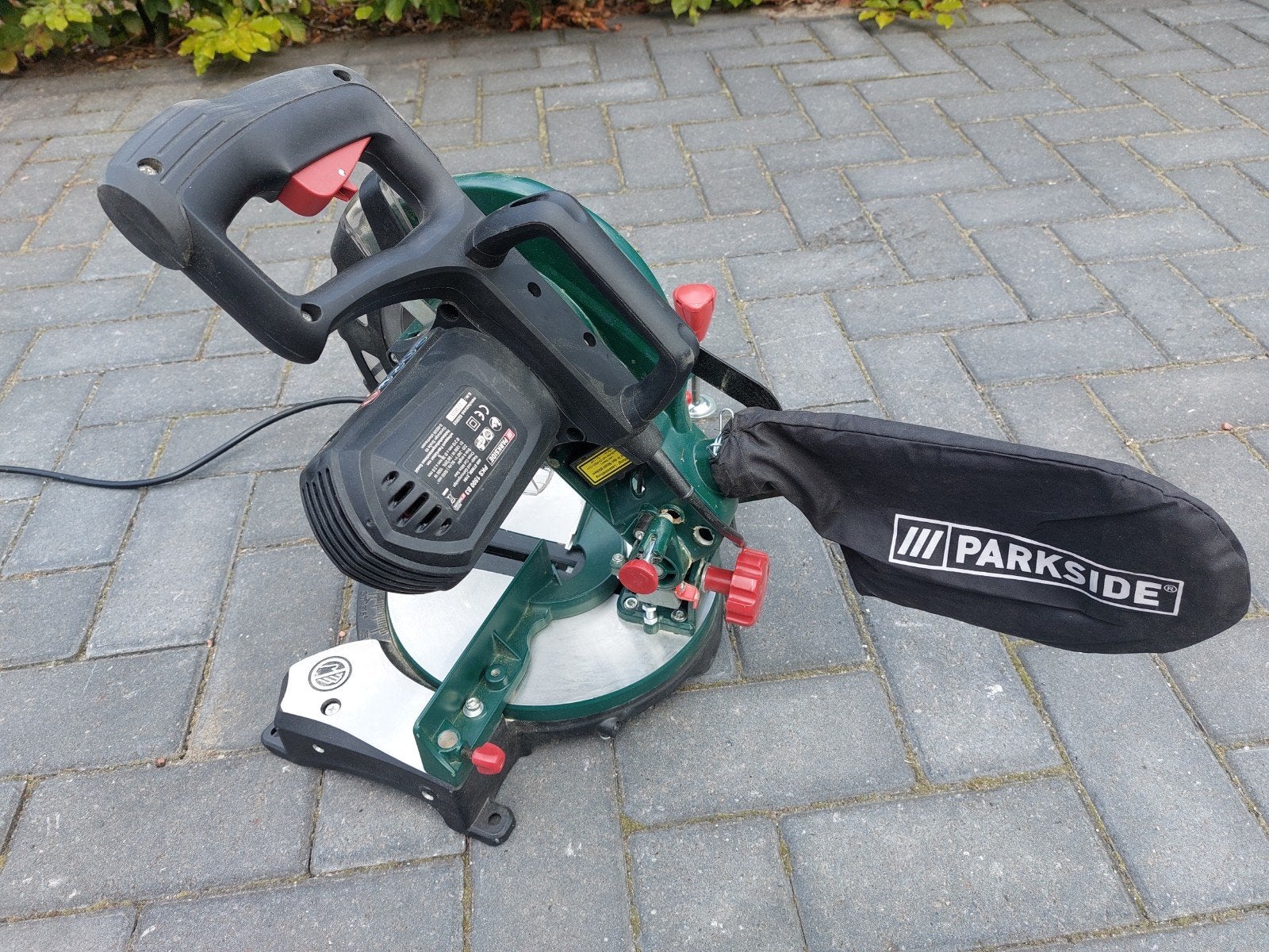 Parkside Afkortzaag met verstek functie, Ophalen, Gebruikt, Parkside, Afkortzaag